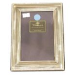 Hallmarked silver photograph frame. P&P Group 1 (£14+VAT for the first lot and £1+VAT for subsequent