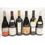 Six bottles of mixed red wines: Castillo San Lorenzo Rioja Gran Reserva 2001, 1999 Premier Cru de