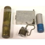 Four mixed vintage lighters. P&P Group 1 (£14+VAT for the first lot and £1+VAT for subsequent lots)