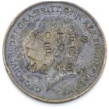1813 penny overstamped with Votes for Women. P&P Group 1 (£14+VAT for the first lot and £1+VAT for