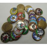 SOLD FOR THE NHS Eighty vintage metal Pokemon game tokens. P&P Group 1 (£14+VAT for the first lot