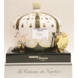 Presentation flask of Sempe Armagnac Crown of Napoleon with ceramic stopper, 75cl. P&P Group 2 (£