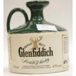 750ml Mary Queen of Scots flask of Glenfiddich scotch whisky. P&P Group 2 (£18+VAT for the first lot