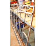 Large galvanised roof rack. This lot is not available for in-house P&P, please contact the office