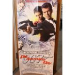 James Bond Die Another Day cardboard cinema advertising display, H: 148 cm. Tape damage near centre.