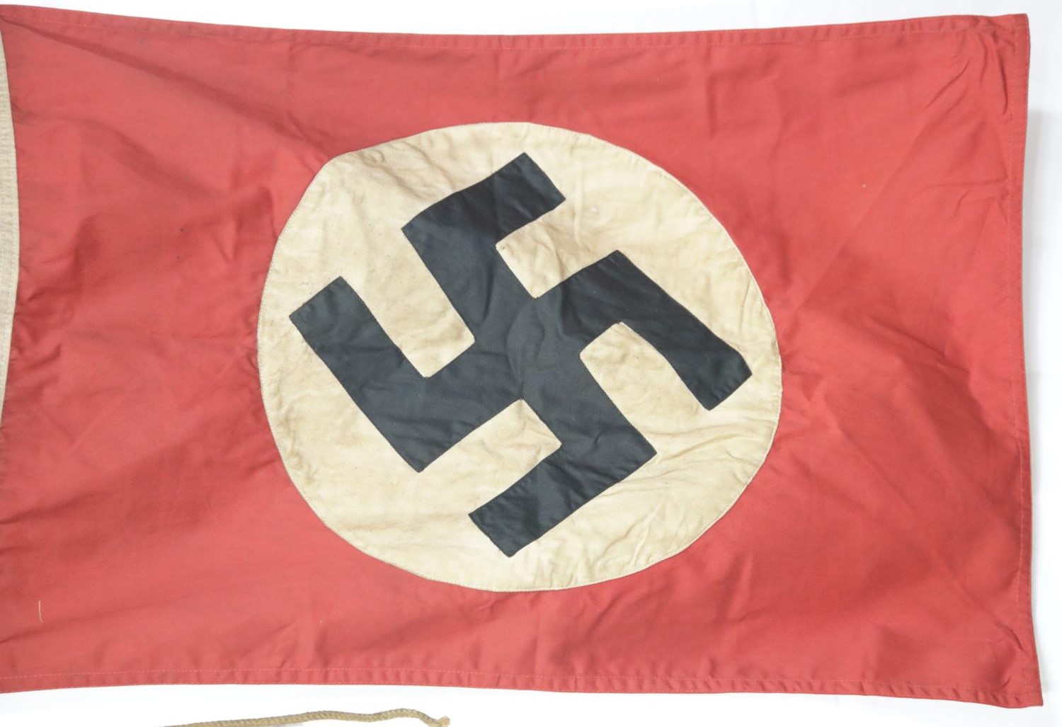 German WWII style Swastika flag, 90 x 60 cm. P&P Group 1 (£14+VAT for the first lot and £1+VAT for