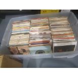 Box of approximately 200 1960/70/80s records including Elvis Presley. This lot is not available