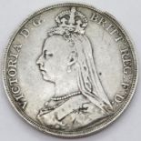 Victoria 1889 Jubilee head crown. P&P Group 1 (£14+VAT for the first lot and £1+VAT for subsequent