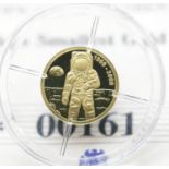 Andorra 40th Anniversary of the moon landing .999 gold2Diners coin, 2009. 0.73g. P&P Group 1 (£14+