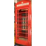 Kings crown BT K6 telephone box in excellent condition with all glass and glazing panels. This lot