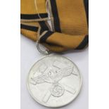 German WWII Miner's Bravery medal, boxed. P&P Group 1 (£14+VAT for the first lot and £1+VAT for