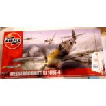 Airfix A50176 1/24 scale Messerschmitt 109E kit. P&P Group 1 (£14+VAT for the first lot and £1+VAT