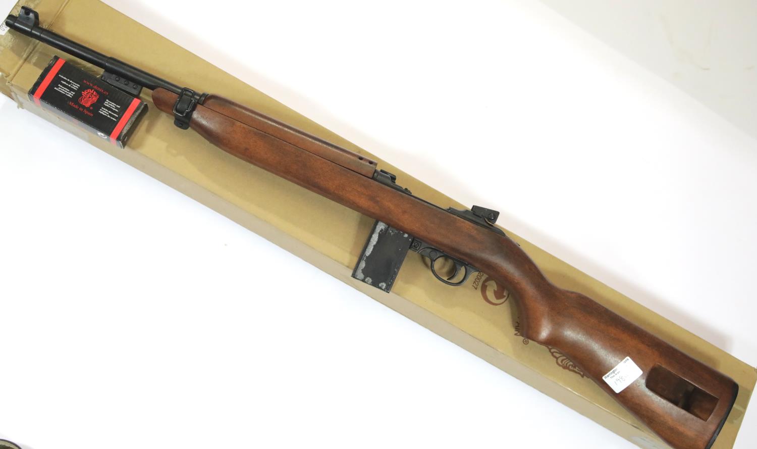 Re-enactment Spanish made Denix bolt action carbine with magazine. P&P Group 3 (£25+VAT for the