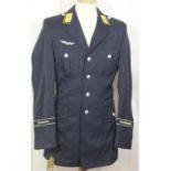 German style Wachbataillon air force tunic. P&P Group 3 (£25+VAT for the first lot and £5+VAT for