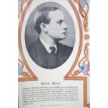 Early 20th century A4 poster of Pádraig Pearse (1879-1916), Irish republican political activist