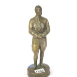 German WWII style bronzed figure of Adolf Hitler, H: 28 cm. P&P Group 2 (£18+VAT for the first lot