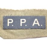 Polish WWII style Popski's Private Army cloth shoulder title. P&P Group 1 (£14+VAT for the first lot