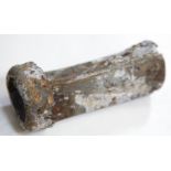 WWII style relic tail fin from 1kg incendiary bomb uncovered near Greenwich during excavations for