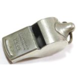 British WWII style whistle by Hudson & Co, Birmingham, dated 1939. P&P Group 1 (£14+VAT for the