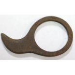 WWII style SOE/OSS steel tyre ripper. P&P Group 1 (£14+VAT for the first lot and £1+VAT for