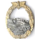 German WWII style Kriegsmarine E Boat badge 1st class. P&P Group 1 (£14+VAT for the first lot and £