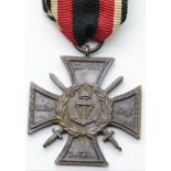 German WWI style Imperial Kriegsmarine Merit Cross with swords. P&P Group 1 (£14+VAT for the first