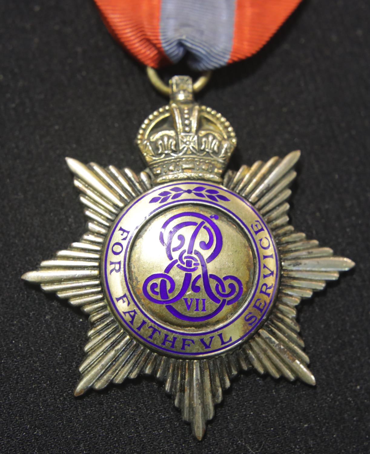 Edward VII Imperial Service Order. P&P Group 1 (£14+VAT for the first lot and £1+VAT for