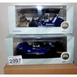 Oxford 1.76 Scale x 2 Konecranes Maritime, Eddie Stobart (BLUE). P&P Group 2 (£18+VAT for the