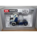 WSI 1.50 Scale Scania 3 4 x 2 Tractor Unit DUVECO Livery. P&P Group 1 (£14+VAT for the first lot and