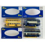 3x Britbus 1:76 Buses - Including: LLB-06 Northern Albion Lowlander, AN1-21 A1 Service Atlantean,