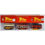 3x Britbus 1:76 Buses - Including: N6210A Rennies Dunfermline Metropolitan, LLA-03 Albian Highland ,