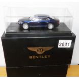 KYOSHO 1.43 Scale BENTLEY Flying Spur W12 (Peacock). P&P Group 1 (£14+VAT for the first lot and £1+