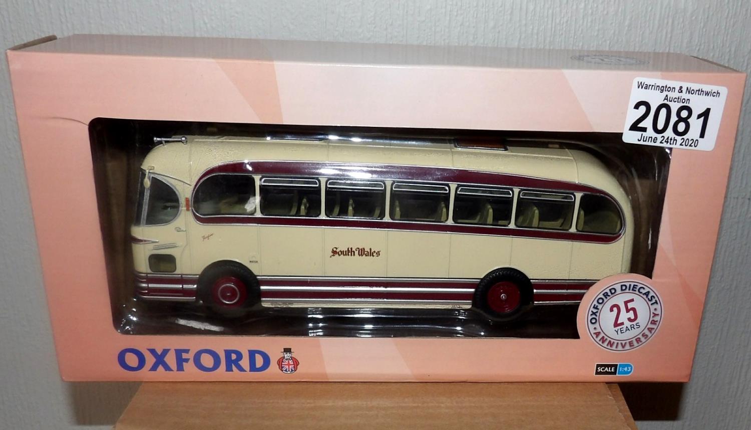 Oxford 1.43 Scale Weymann Fanfare South Wales Transport. P&P Group 1 (£14+VAT for the first lot