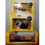 Oxford 1.76 Scale x 3 Mixed Construction all JCB Models. P&P Group 2 (£18+VAT for the first lot