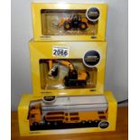 Oxford 1.76 Scale x 3 Mixed Construction all JCB Models. P&P Group 2 (£18+VAT for the first lot