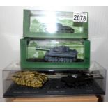 Atlas x 3 1.72 Scale World of Tanks Set. T34 Eastern Front, V1 Tiger Ausf. E. P&P Group 2 (£18+VAT