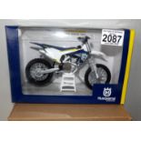 Sun Import 1.12 Scale Husqvarna 450cc Motocross Bike. P&P Group 1 (£14+VAT for the first lot and £