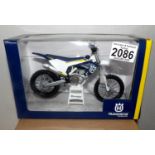 Sun Import 1.12 Scale Husqvarna 450cc Motocross Bike. P&P Group 1 (£14+VAT for the first lot and £