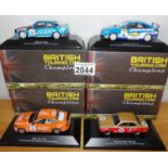 Atlas Collection x 4 1.43 Scale British Touring Cars No?s 101, 102, 103, 108. P&P Group 2 (£18+VAT