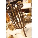 Large wrought iron umbrella stand. This lot is not available for in-house P&P
