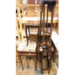 Collection of mixed furniture including tables etc. This lot is not available for in-house P&P