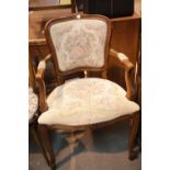 Single upholstered armchair. This lot is not available for in-house P&P.