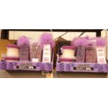 Two boxes of SPA beauty sets. This lot is not available for in-house P&P