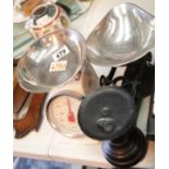 Two sets of kitchen scales. This lot is not available for in-house P&P