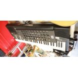 Yamaha PSR-210 with stand. This lot is not available for in-house P&P