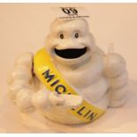 Cast iron Michelin Man moneybox, H: 12 cm. P&P Group 2 (£18+VAT for the first lot and £2+VAT for