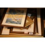 Collection of mixed framed and glazed prints. This lot is not available for in-house P&P.