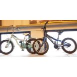 Two childrens trail bikes by Claud Butler and Hot Roch. This lot is not available for in-house P&P