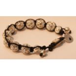 Ladies Shamballa style bracelet. P&P Group 1 (£14+VAT for the first lot and £1+VAT for subsequent