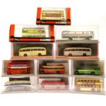 Eleven boxed EFE buses and coaches. P&P Group 2 (£18+VAT for the first lot and £2+VAT for subsequent